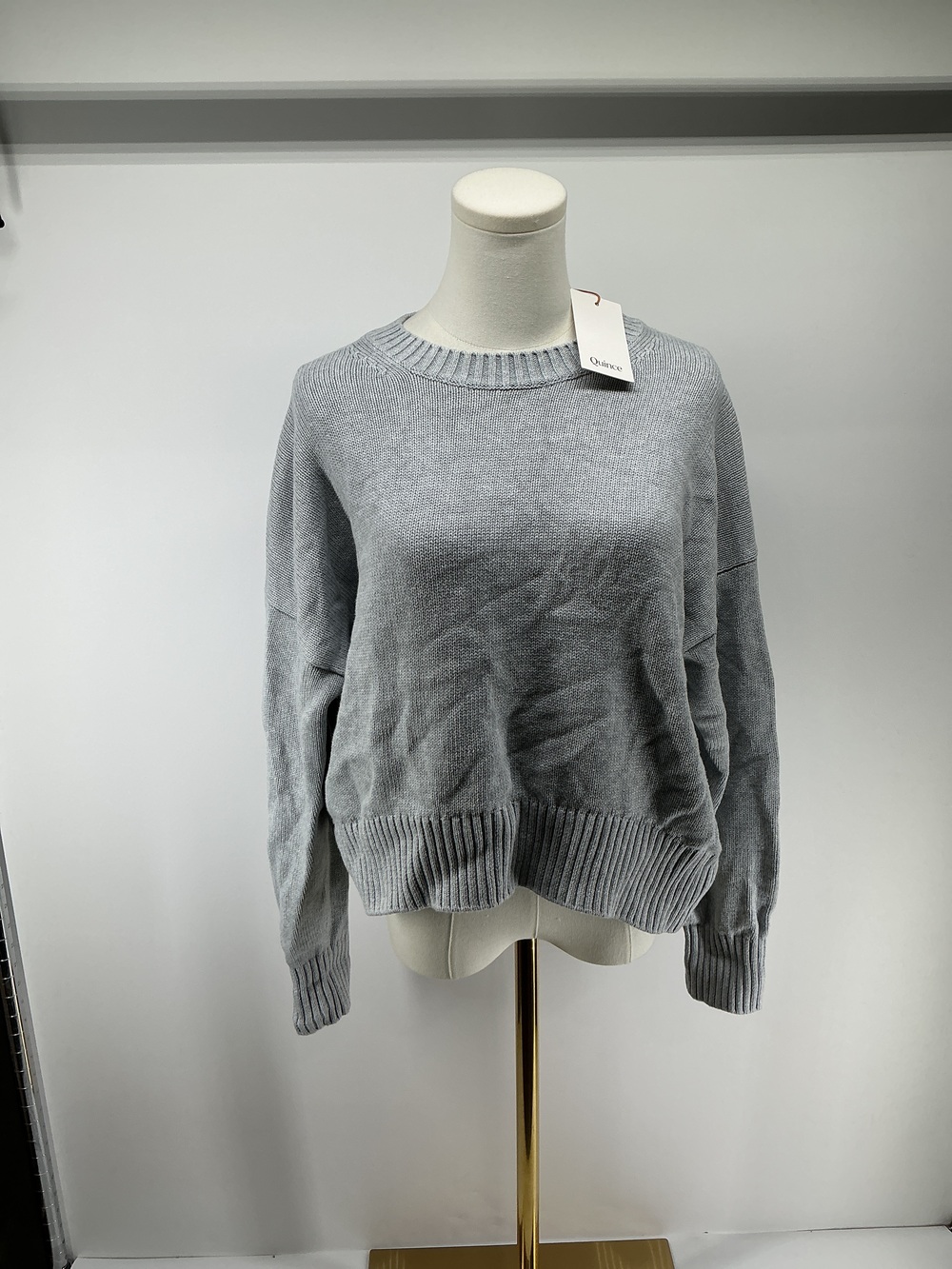 100% Organic Cotton Boyfriend Crew Sweater